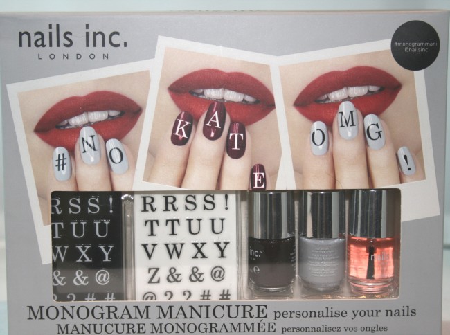 Nails Inc Monogram Manicure Box