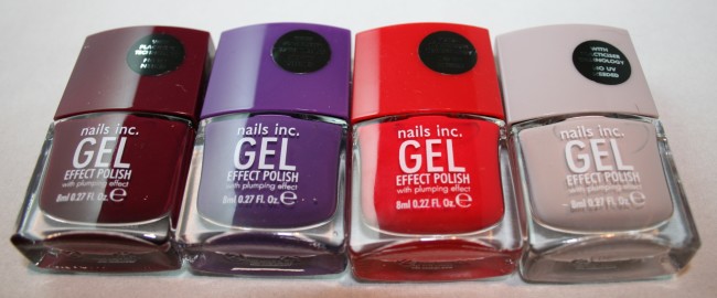 Nails Inc Gel Effect Varnishes