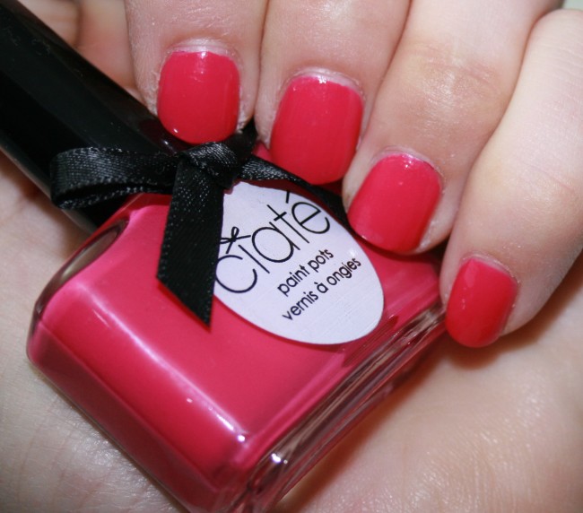 Ciate Raspberry Collins swatch