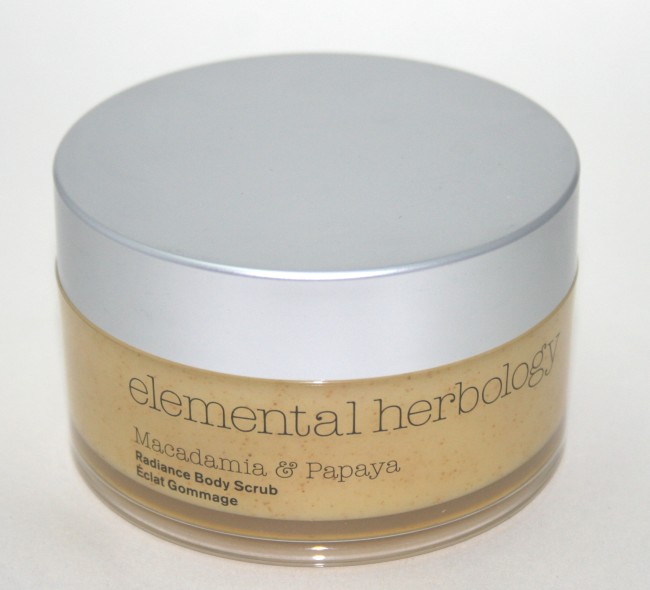 Elemental Herbology Macadamia & Papaya Radiance Body Scrub Five things I love