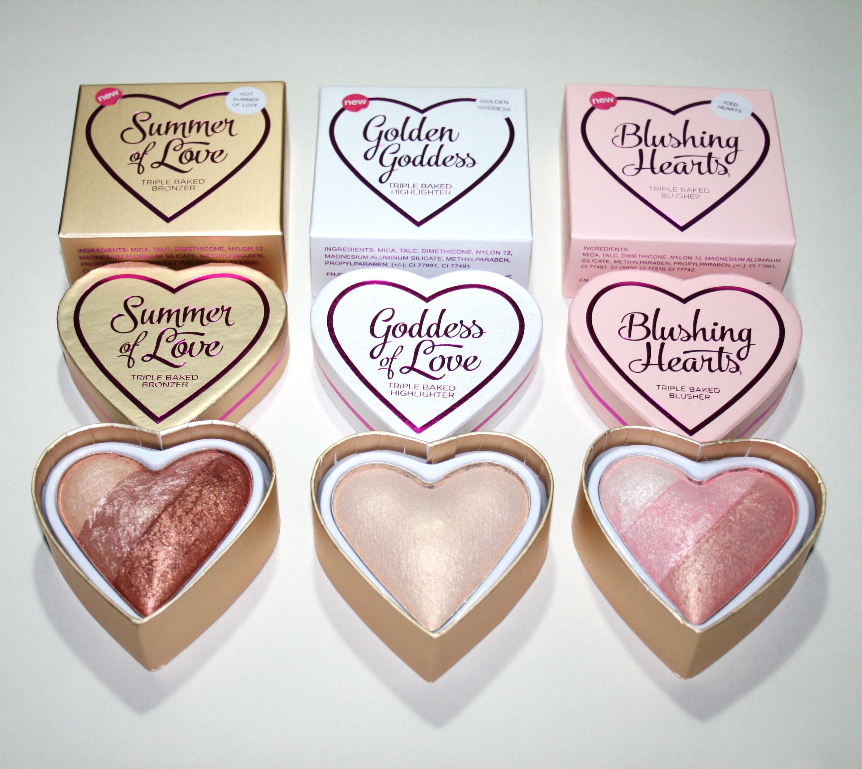 Makeup Revolution I Heart Makeup Blushing Hearts New Shades Beauty Geek