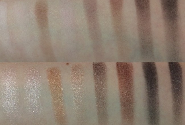 Makeup Revolution Iconic Pro 1 Palette Swatches