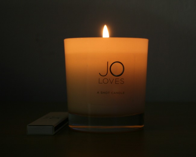 Jo Loves Shot Candle Reviews Salted Caramel and Fig Tree