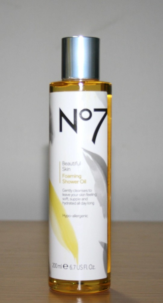 Boots No7 Beautiful Skin Foaming Shower Oil Review