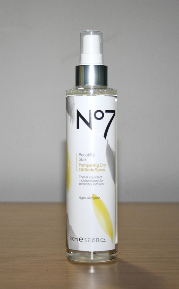 Boots No7 Beautiful Skin Pampering Dry Oil Body Spray review