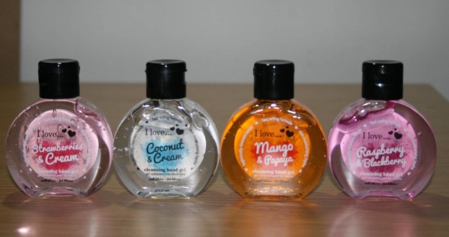 I Love Cleansing Hand Gels