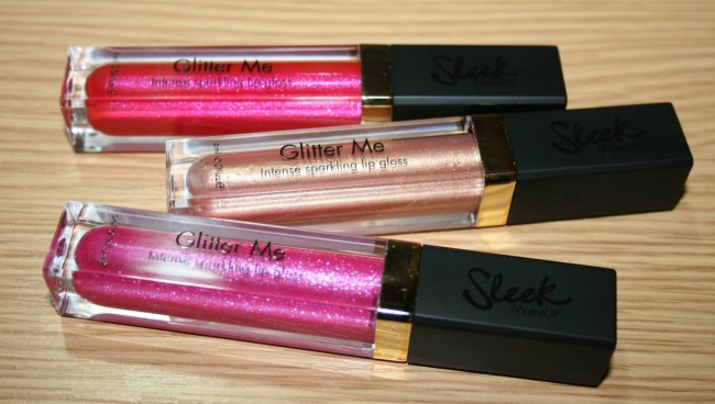 Sleek Glitter Me Lipglosses Review