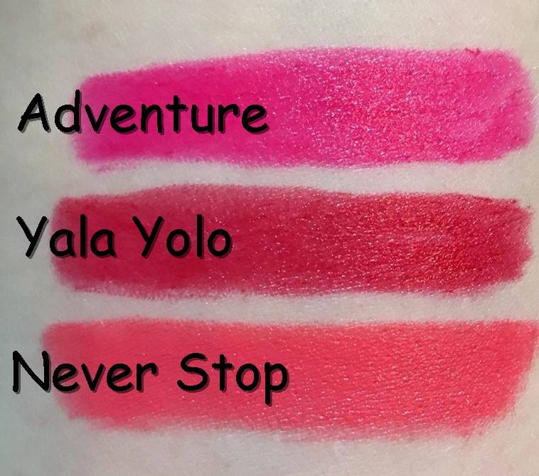 L'Oreal Paris Infallible Sexy Balms Bold Swatches