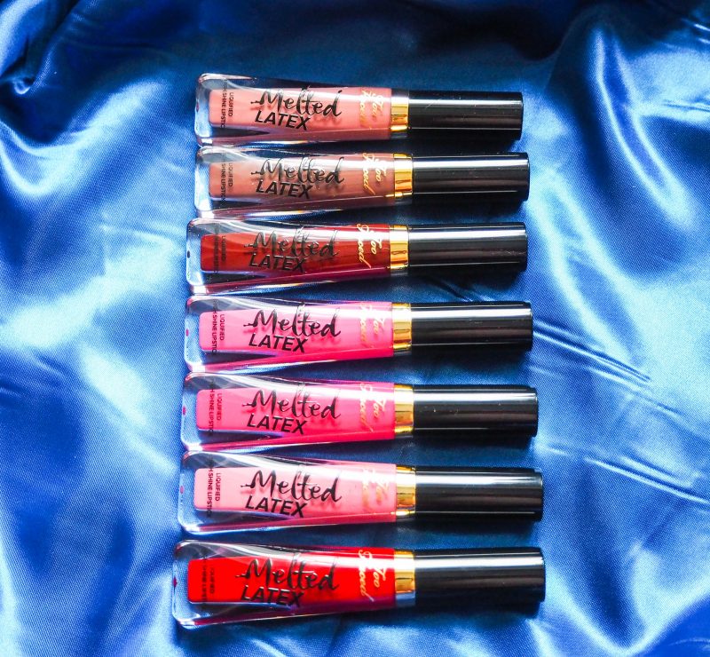 Too Faced Melted Latex Liquified High Shine Lipsticks 