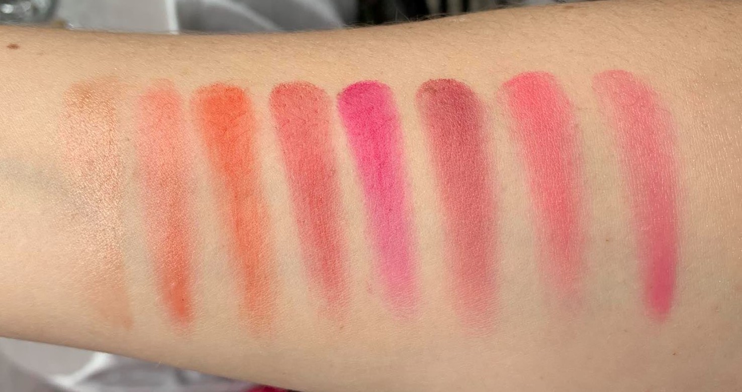 Lancome L'Absolu Rouge Lip Palette Swatches