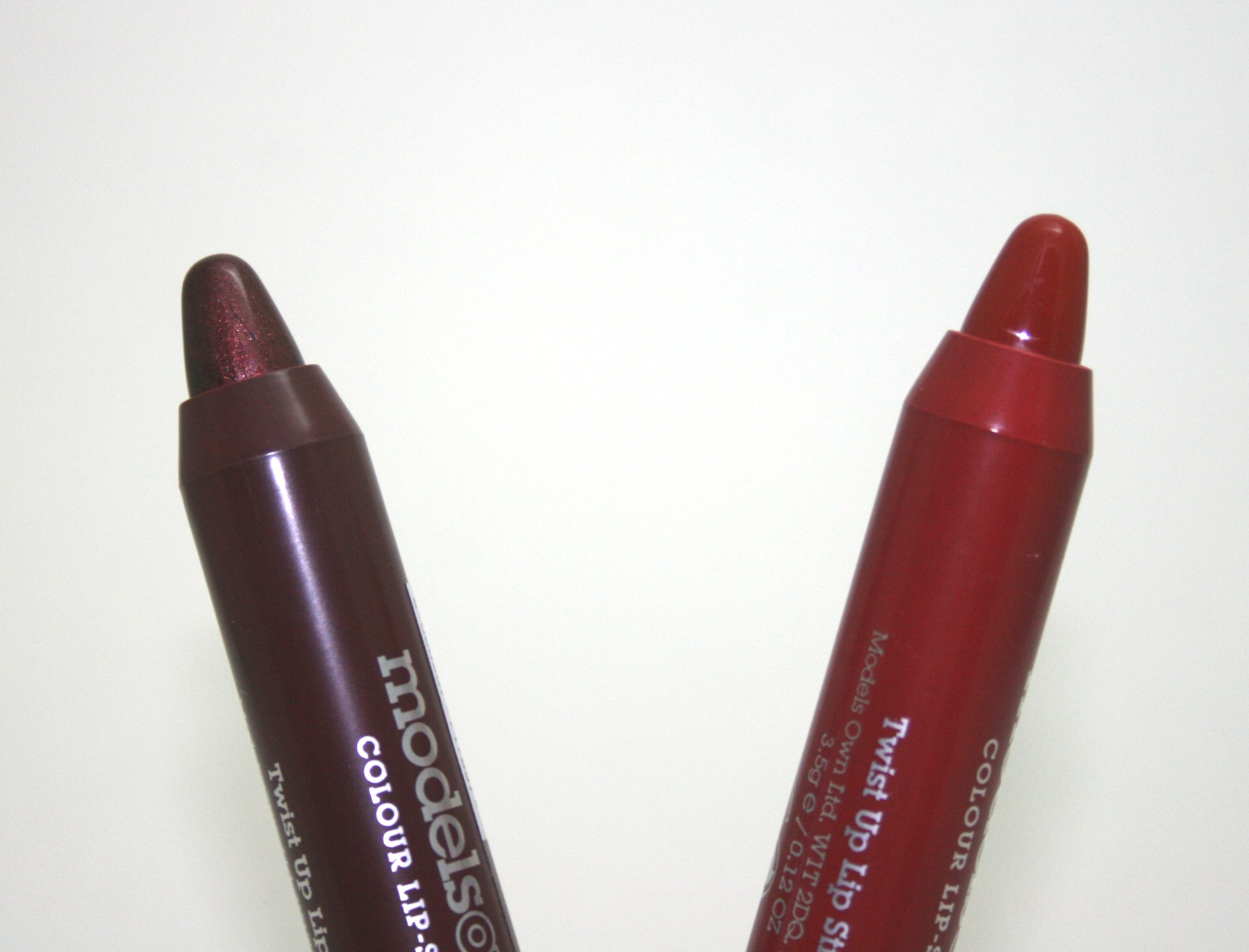 Models Own Lip-Stix in Very Berry and Ravishing Red