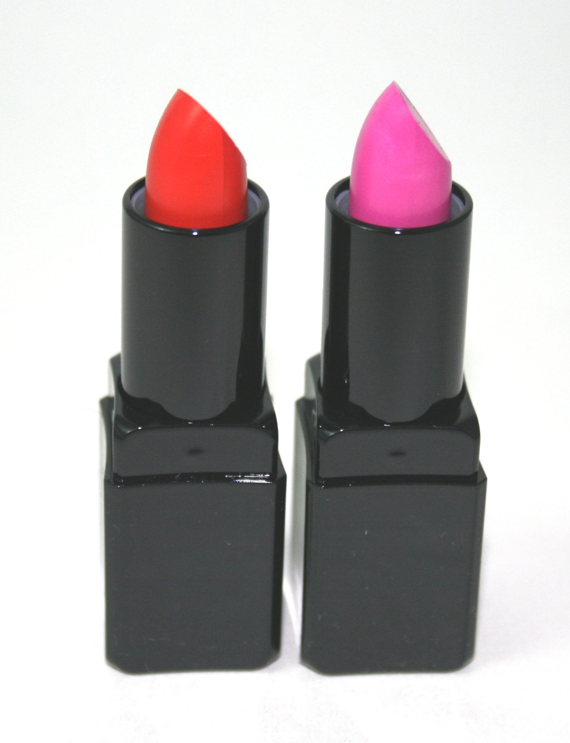 Illamasqua Glamore Satin Finish Lipsticks in Luster and Soaked