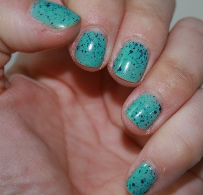 NOTD: Models Own Speckled Eggs in Magpie - Beauty Geek