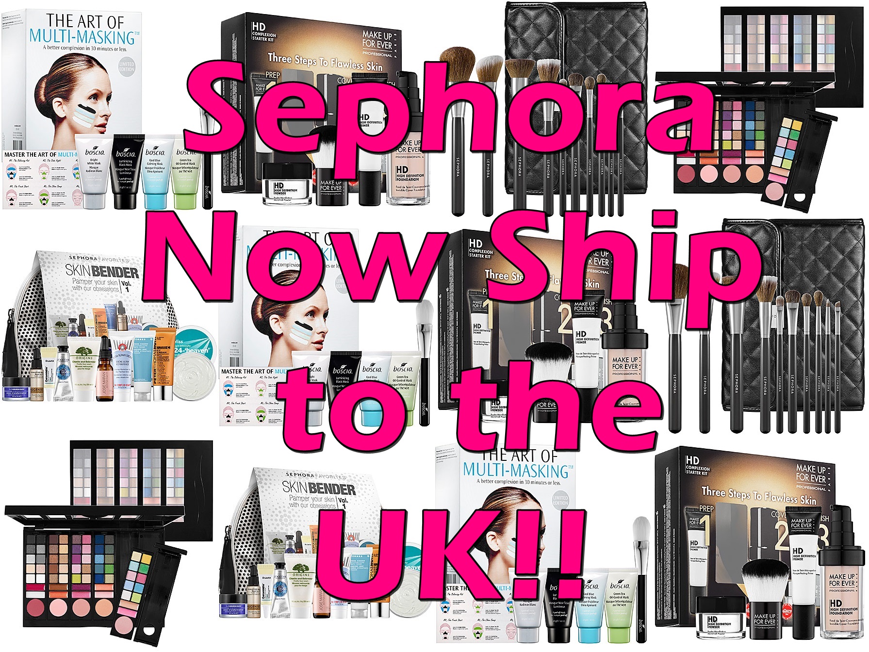 Sephora Now Shipping to the UK