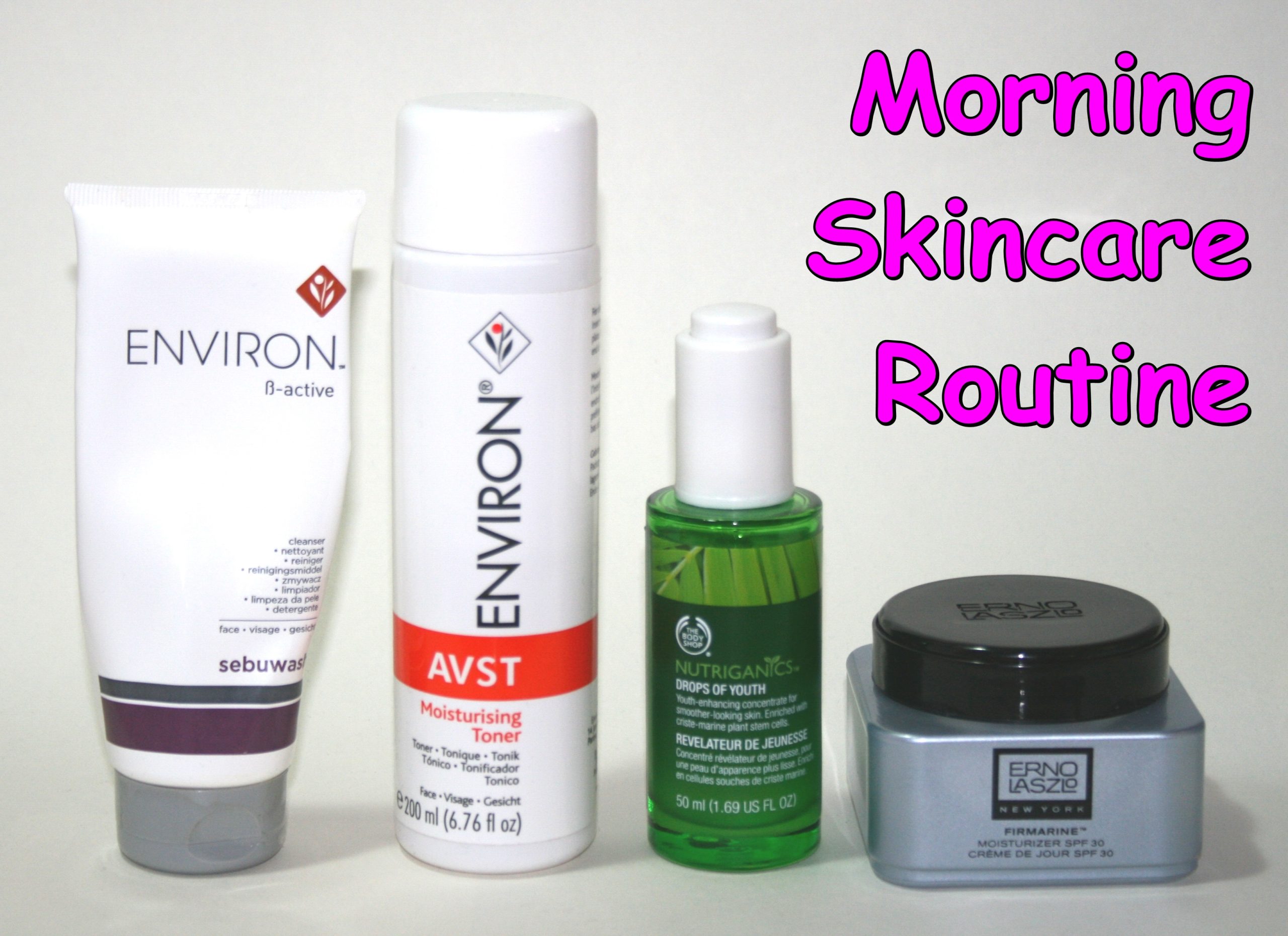 Morning Skincare Routine (July 2014)