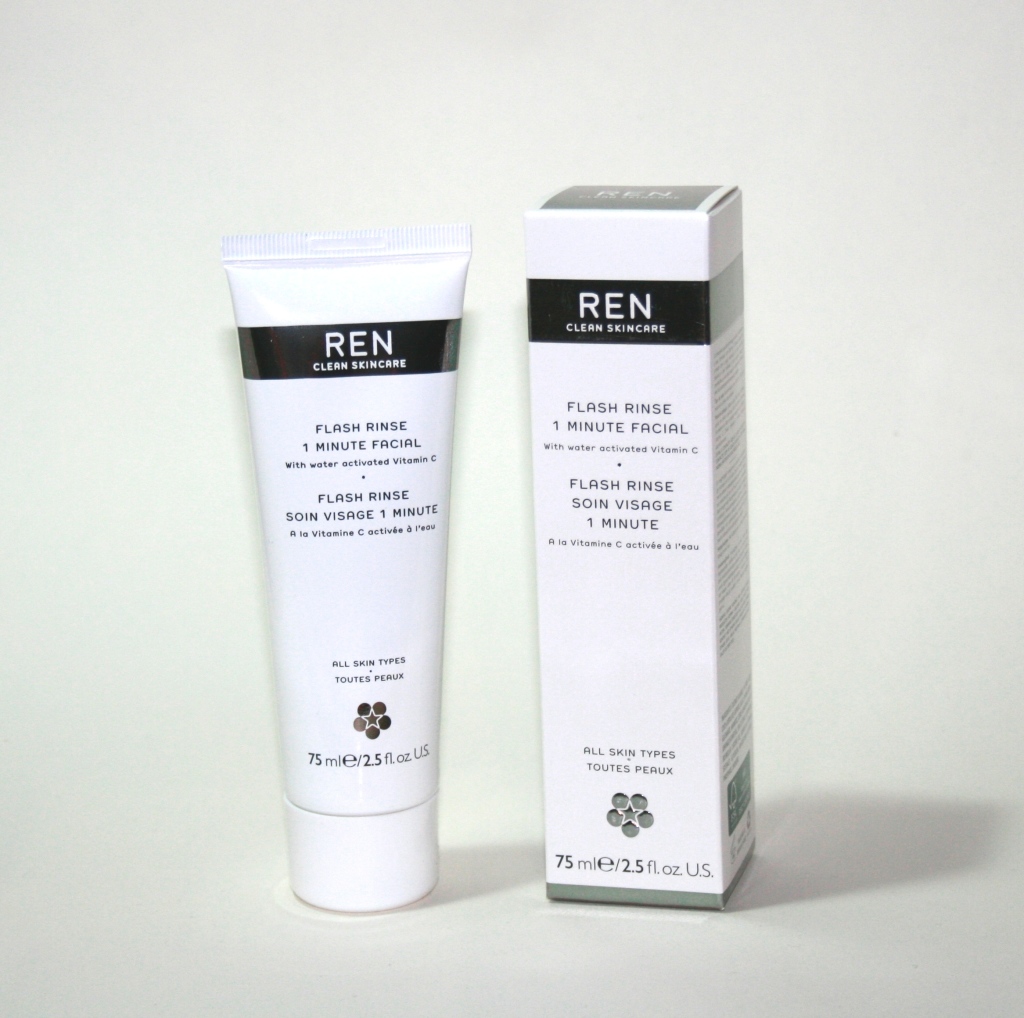 Ren Flash Rinse 1 Minute Facial Beauty Geek