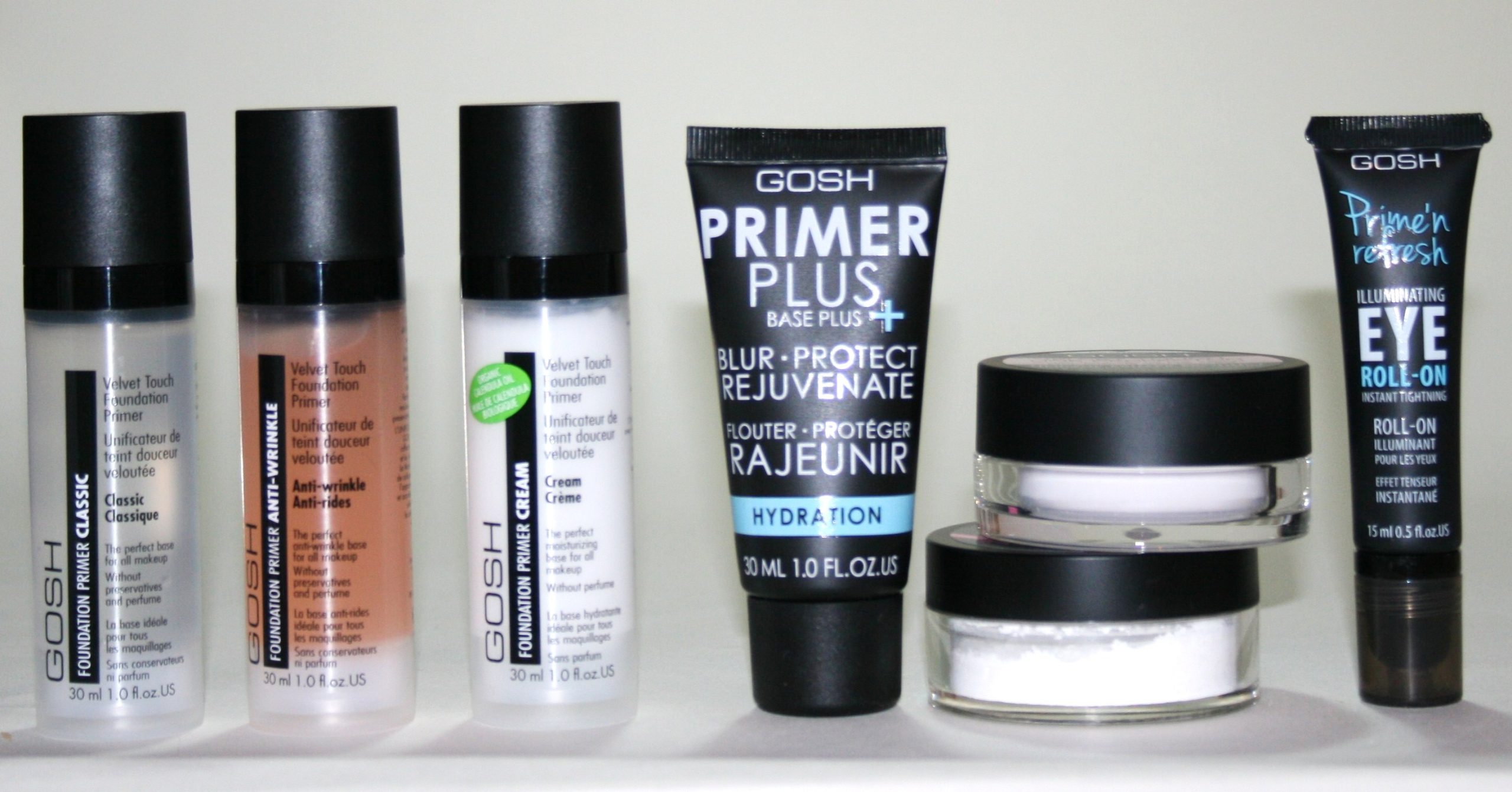Gosh Cosmetics Primers