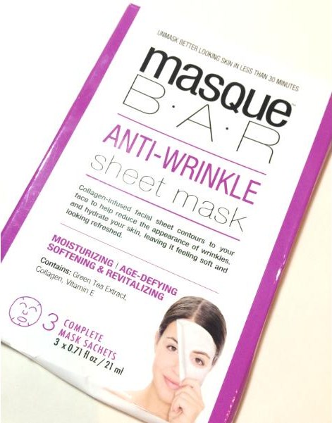MasqueBar Anti-Wrinkle Sheet Mask - Beauty Geek UK