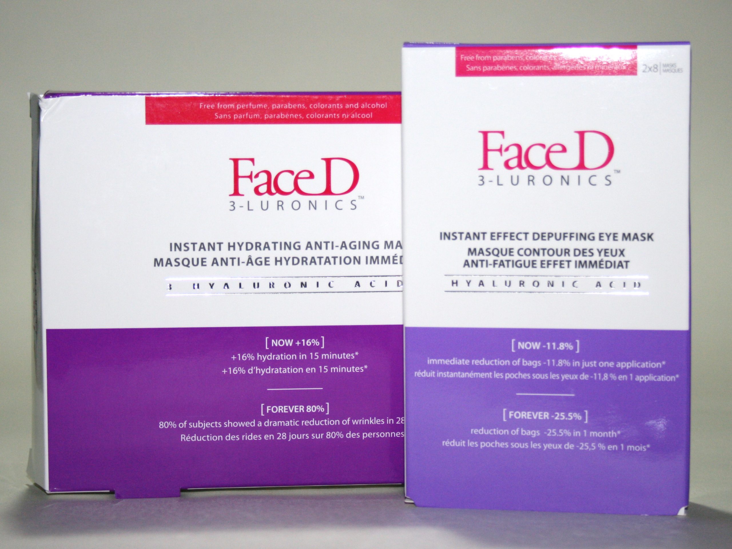 Mask Monday: Face D 3-Luronics Face and Eye Sheet Masks