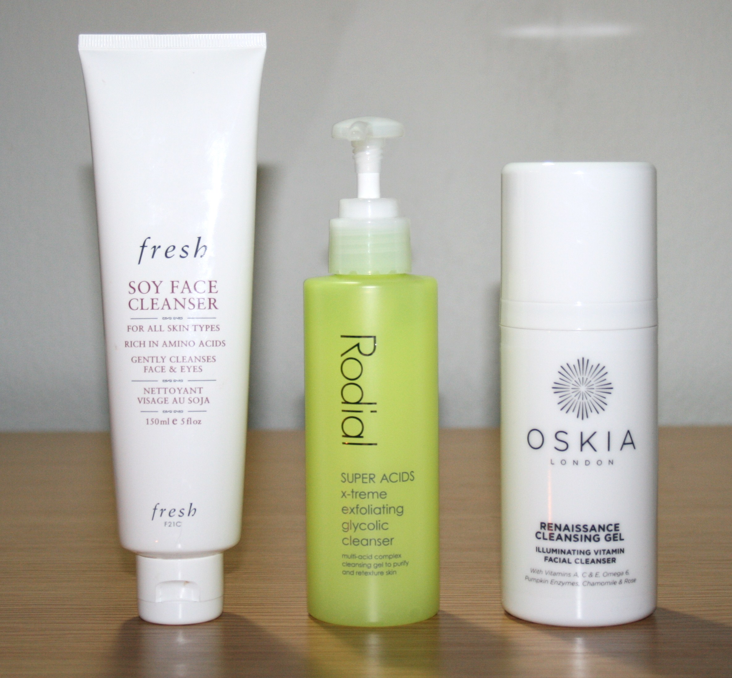 Three New Cleansers