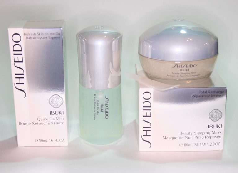 Shiseido Ibuki: New Quick Fix Mist and Beauty Sleeping Mask