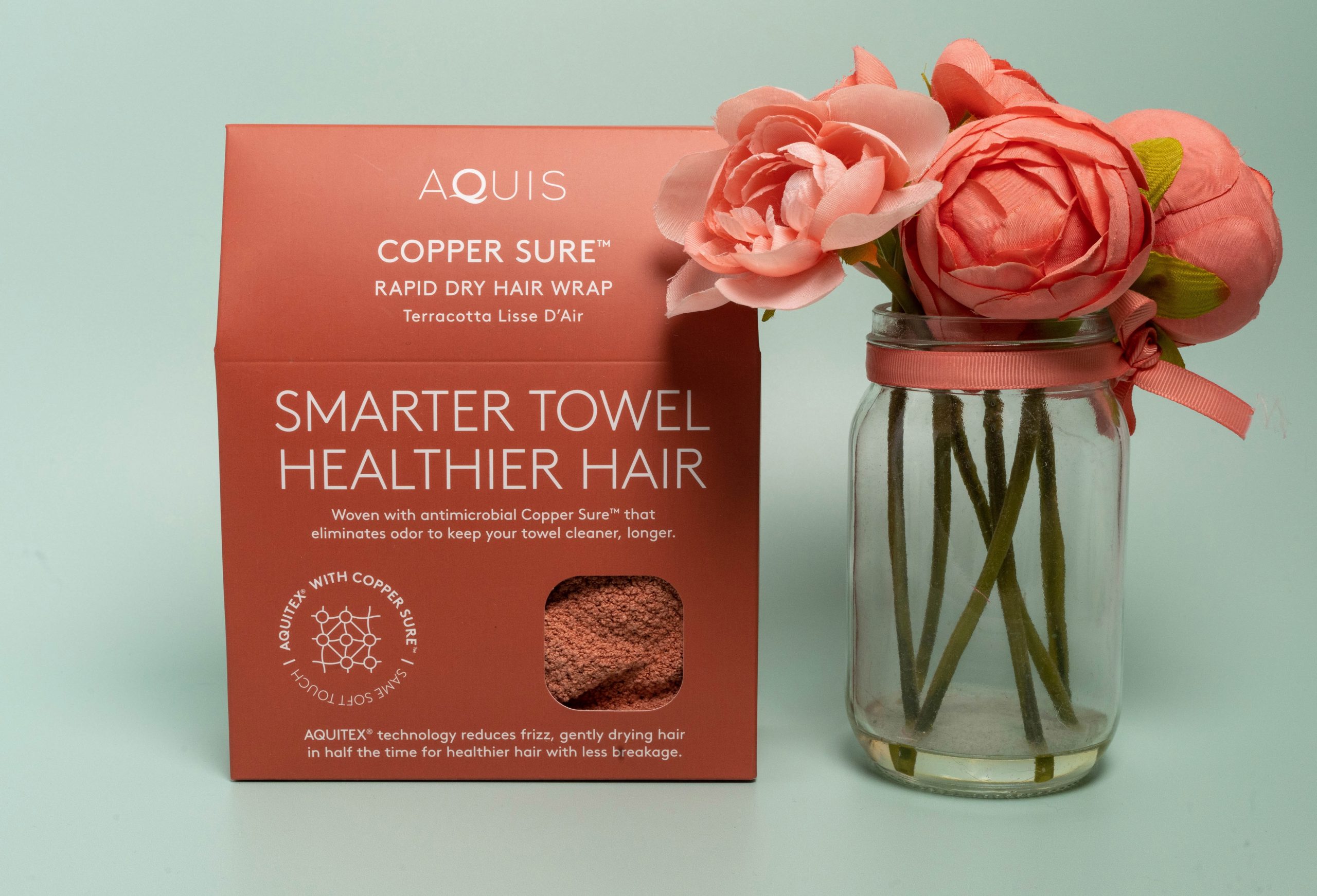 Aquis Copper Sure Rapid Dry Hair Wrap
