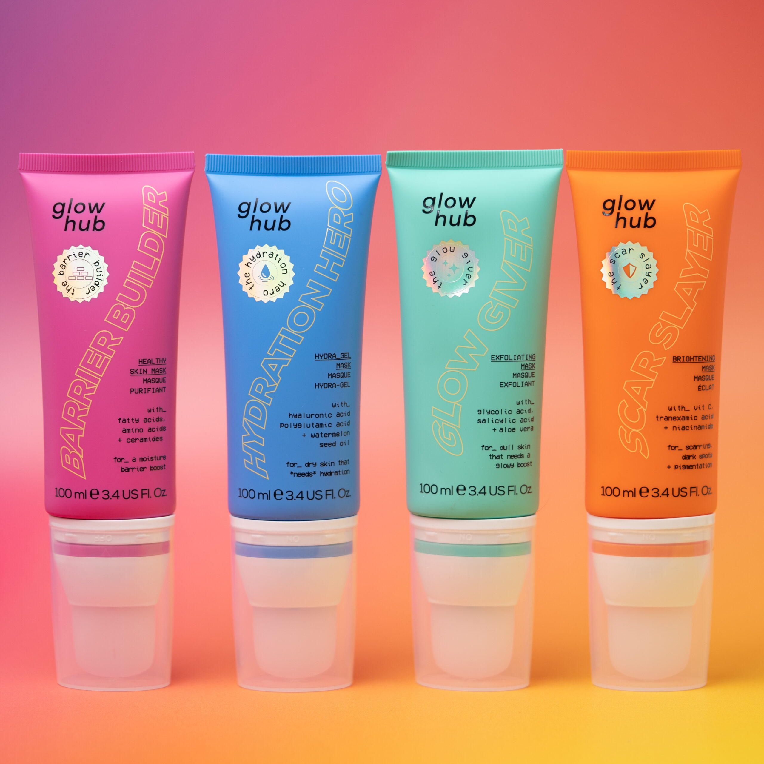 Glow Hub Next Gen Acid Mask Collection